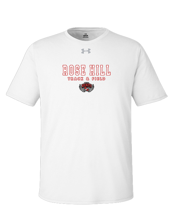 Rose Hill HS Track & Field Block - Under Armour Mens Team Tech T-Shirt