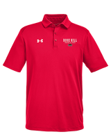 Rose Hill HS Track & Field Block - Under Armour Mens Tech Polo