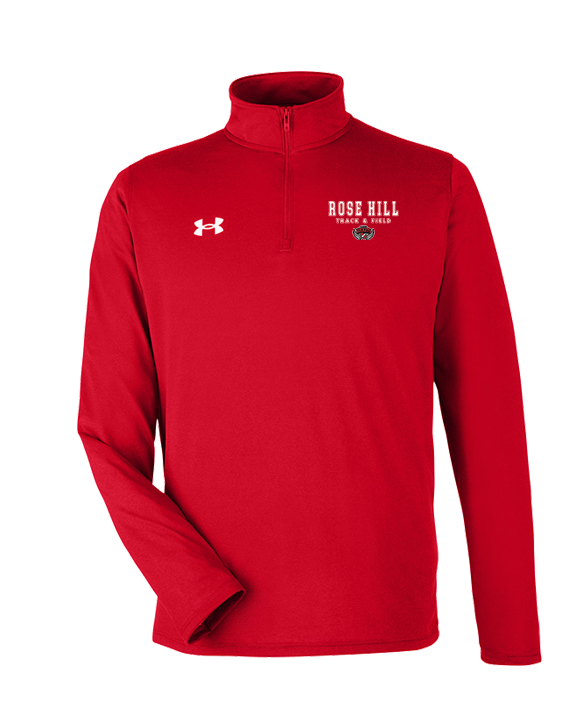 Rose Hill HS Track & Field Block - Under Armour Mens Tech Quarter Zip