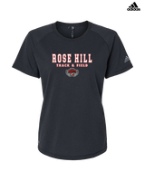 Rose Hill HS Track & Field Block - Womens Adidas Performance Shirt