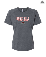 Rose Hill HS Track & Field Block - Womens Adidas Performance Shirt