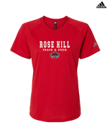 Rose Hill HS Track & Field Block - Womens Adidas Performance Shirt
