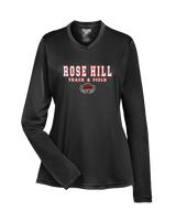 Rose Hill HS Track & Field Block - Womens Performance Longsleeve