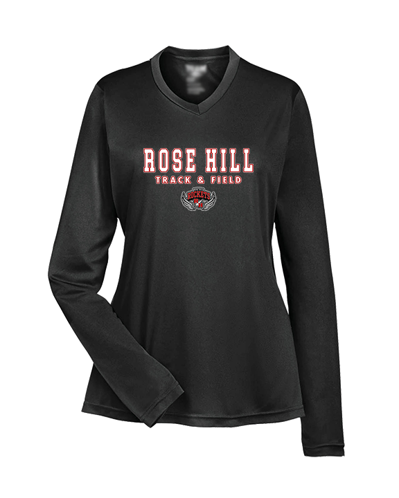 Rose Hill HS Track & Field Block - Womens Performance Longsleeve