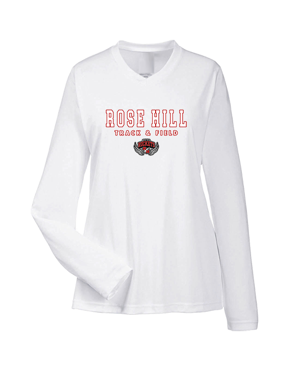 Rose Hill HS Track & Field Block - Womens Performance Longsleeve
