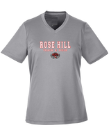 Rose Hill HS Track & Field Block - Womens Performance Shirt