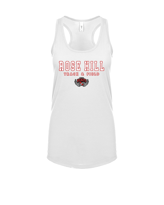 Rose Hill HS Track & Field Block - Womens Tank Top