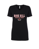 Rose Hill HS Track & Field Block - Womens Vneck