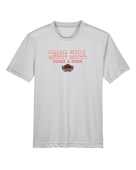 Rose Hill HS Track & Field Block - Youth Performance Shirt