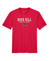 Rose Hill HS Track & Field Block - Youth Performance Shirt