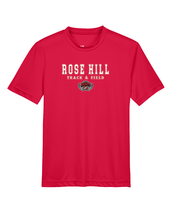 Rose Hill HS Track & Field Block - Youth Performance Shirt