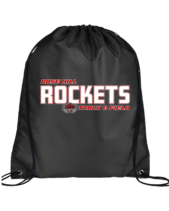 Rose Hill HS Track & Field Bold - Drawstring Bag