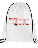 Rose Hill HS Track & Field Bold - Drawstring Bag