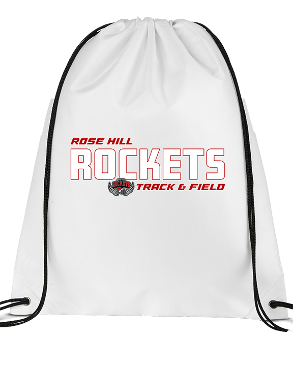 Rose Hill HS Track & Field Bold - Drawstring Bag