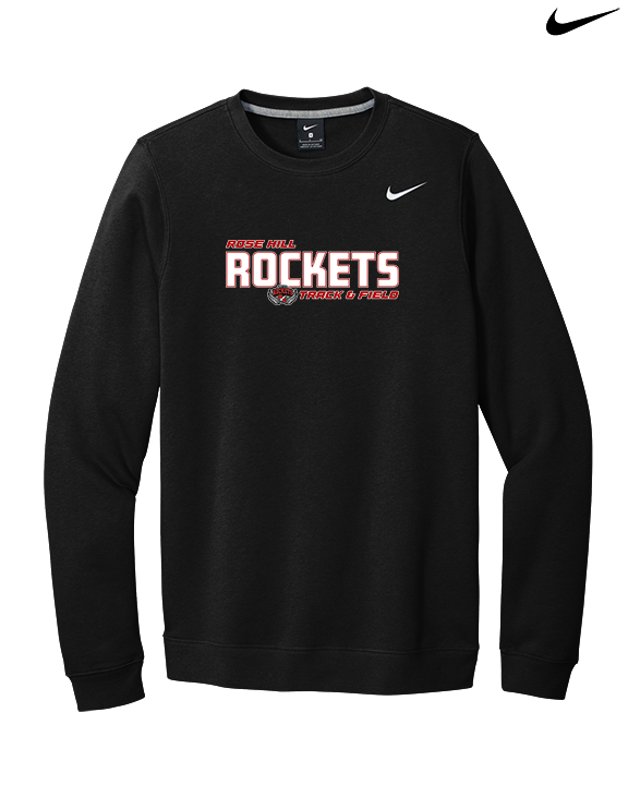 Rose Hill HS Track & Field Bold - Mens Nike Crewneck