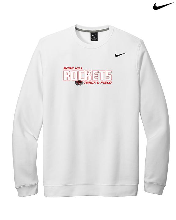 Rose Hill HS Track & Field Bold - Mens Nike Crewneck