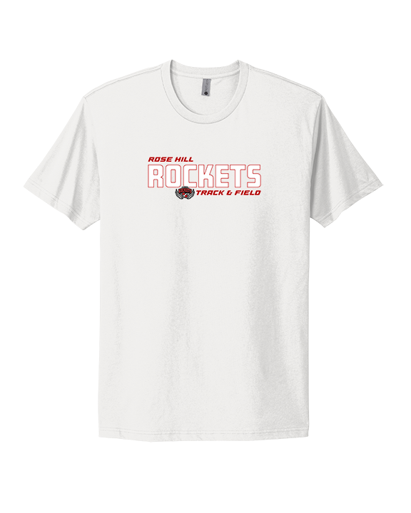 Rose Hill HS Track & Field Bold - Mens Select Cotton T-Shirt