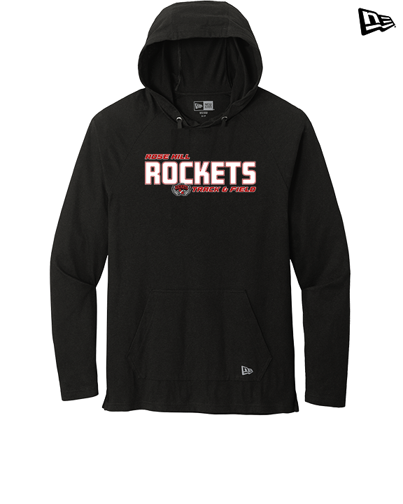 Rose Hill HS Track & Field Bold - New Era Tri-Blend Hoodie