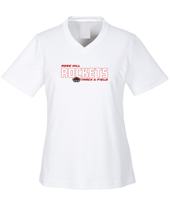 Rose Hill HS Track & Field Bold - Womens Performance Shirt