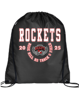 Rose Hill HS Track & Field Swoop - Drawstring Bag