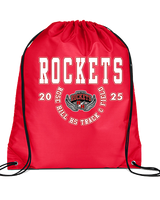 Rose Hill HS Track & Field Swoop - Drawstring Bag