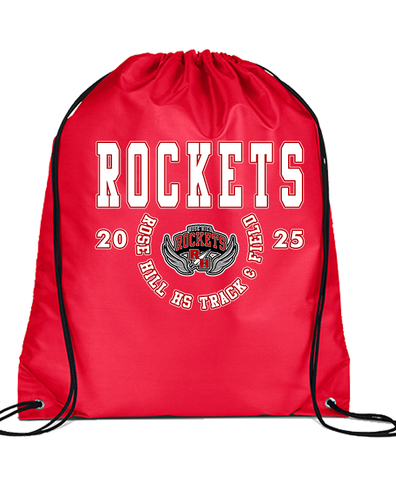 Rose Hill HS Track & Field Swoop - Drawstring Bag