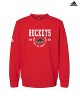 Rose Hill HS Track & Field Swoop - Mens Adidas Crewneck
