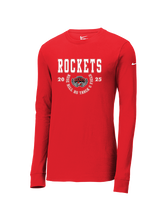 Rose Hill HS Track & Field Swoop - Mens Nike Longsleeve