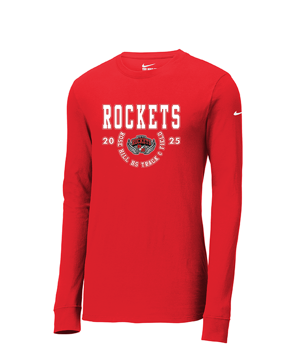 Rose Hill HS Track & Field Swoop - Mens Nike Longsleeve