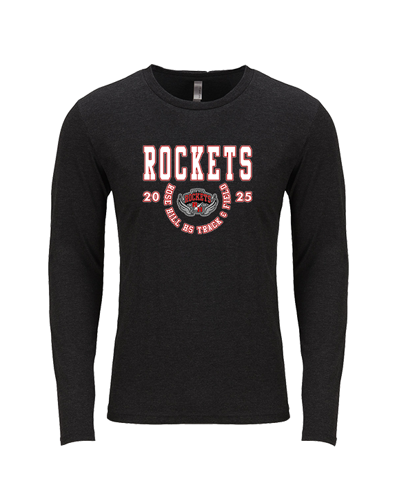 Rose Hill HS Track & Field Swoop - Tri-Blend Long Sleeve