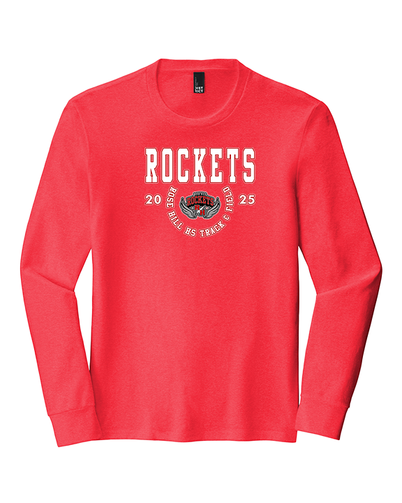 Rose Hill HS Track & Field Swoop - Tri-Blend Long Sleeve