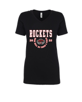 Rose Hill HS Track & Field Swoop - Womens Vneck