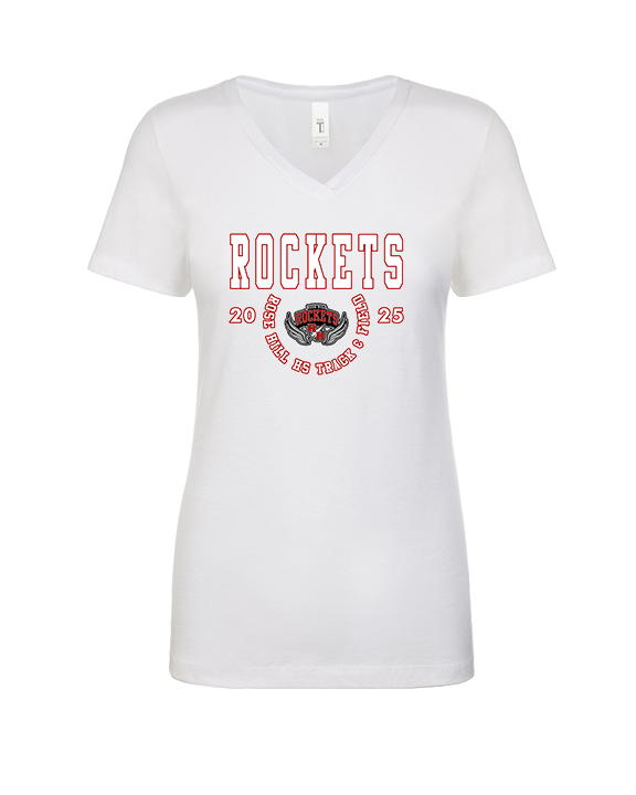 Rose Hill HS Track & Field Swoop - Womens Vneck
