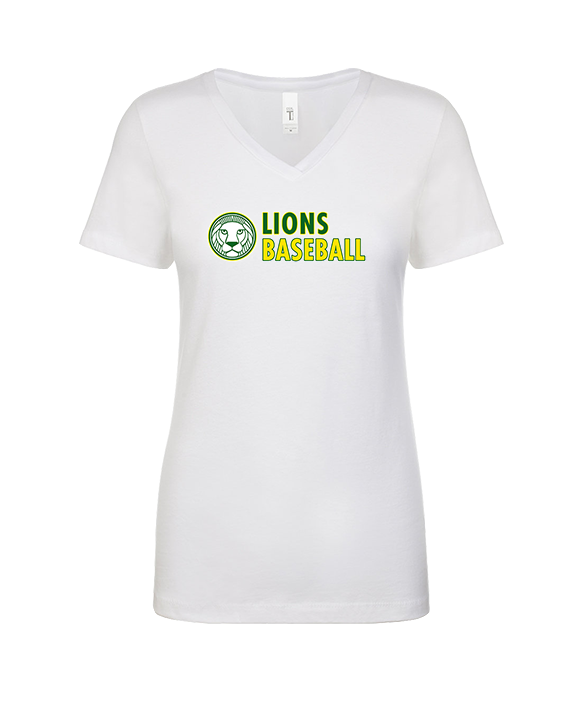 Roselle Catholic HS Baseball Basic - Womens Vneck