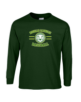 Roselle Catholic HS Baseball Curve - Cotton Longsleeve