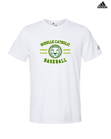 Roselle Catholic HS Baseball Curve - Mens Adidas Performance Shirt