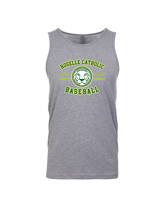 Roselle Catholic HS Baseball Curve - Tank Top