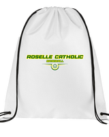 Roselle Catholic HS Baseball Design - Drawstring Bag