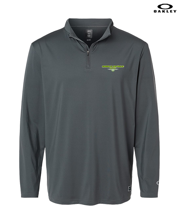 Roselle Catholic HS Baseball Design - Mens Oakley Quarter Zip