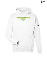 Roselle Catholic HS Baseball Design - Nike Club Fleece Hoodie