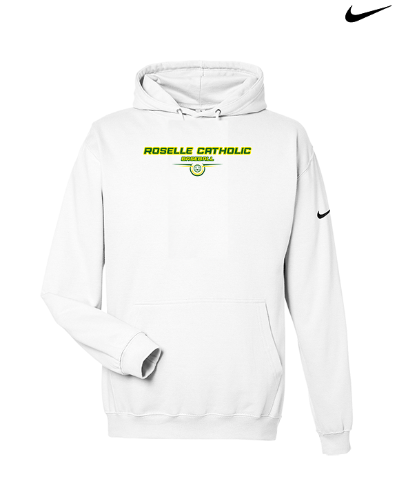 Roselle Catholic HS Baseball Design - Nike Club Fleece Hoodie