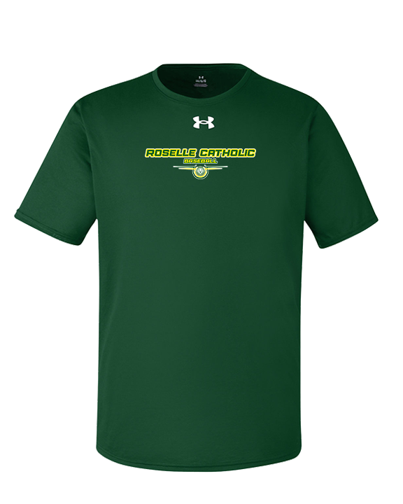 Roselle Catholic HS Baseball Design - Under Armour Mens Team Tech T-Shirt