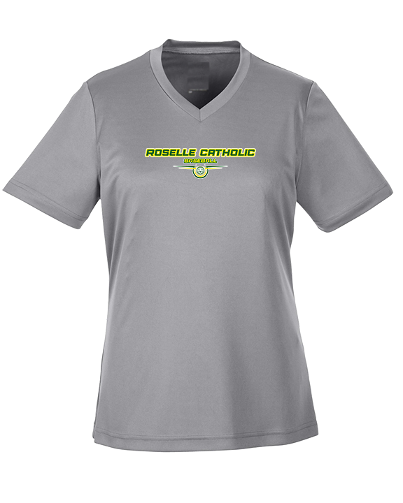 Roselle Catholic HS Baseball Design - Womens Performance Shirt