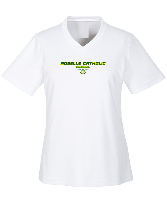 Roselle Catholic HS Baseball Design - Womens Performance Shirt