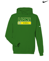 Roselle Catholic HS Baseball Pennant - Nike Club Fleece Hoodie