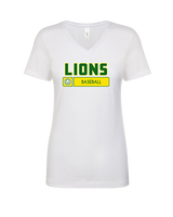 Roselle Catholic HS Baseball Pennant - Womens Vneck