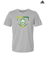 Roselle Catholic HS Baseball Plate - Mens Adidas Performance Shirt