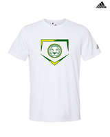 Roselle Catholic HS Baseball Plate - Mens Adidas Performance Shirt