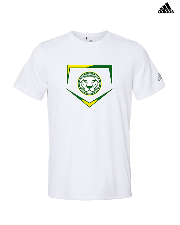 Roselle Catholic HS Baseball Plate - Mens Adidas Performance Shirt
