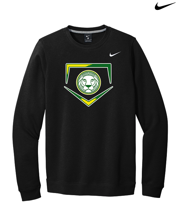 Roselle Catholic HS Baseball Plate - Mens Nike Crewneck